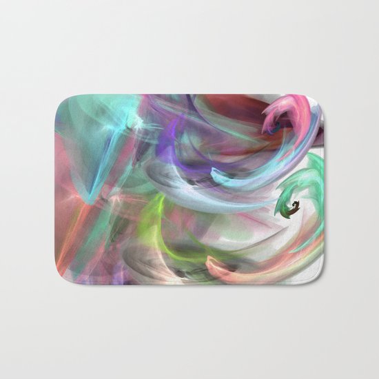 colorful smoke 1 Bath Mat