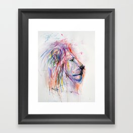 The Almighty Lion Framed Art Print