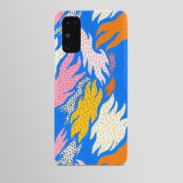 Abstract hand drawn shapes doodle pattern Android Case