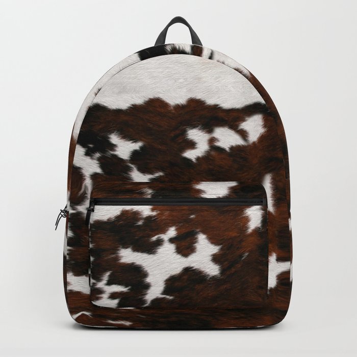 Cowhdie Abstraction (screen print) Backpack