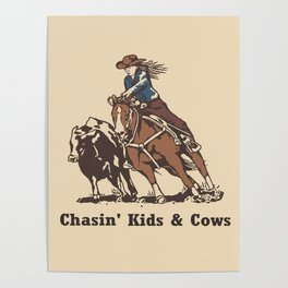 Chasin' Kids & Cows  Poster
