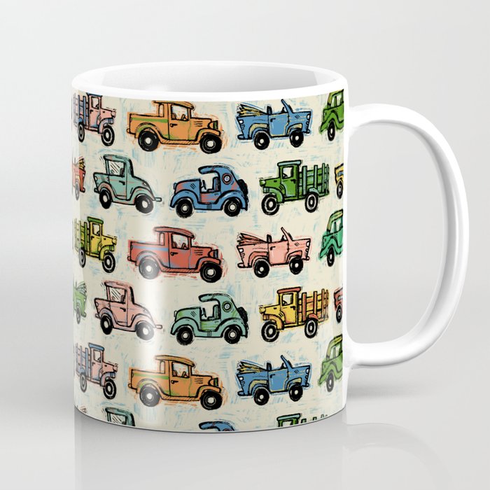 Old Timey Cars Coffee Mug by Greta Songe Designs