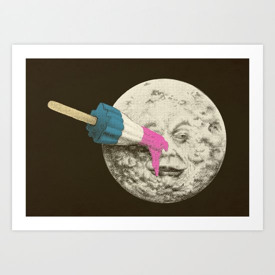 Summer Voyage (colour option) Art Print