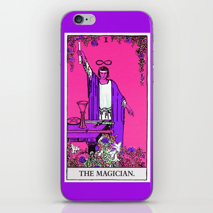 1. The Magician- Neon Dreams Tarot iPhone Skin
