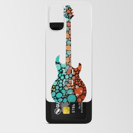 Colorful Mosaic Electric Bass Guitar Art Music Android Card Case