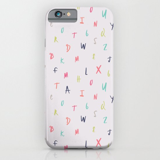 Bright Letters iPhone & iPod Case