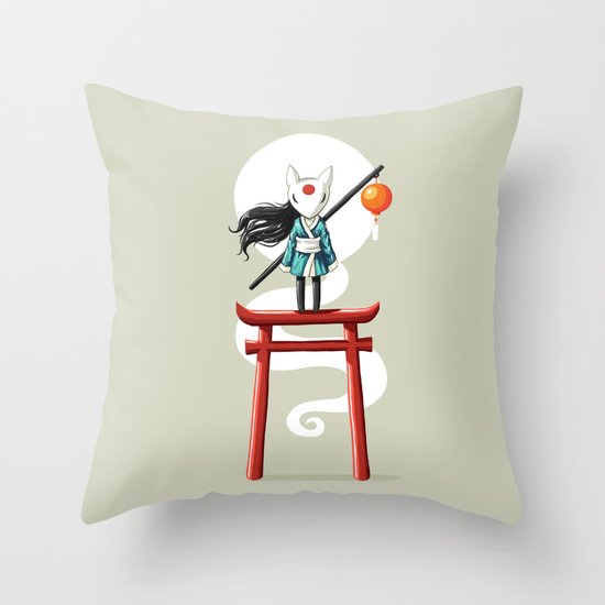 Torii 2 Throw Pillow
