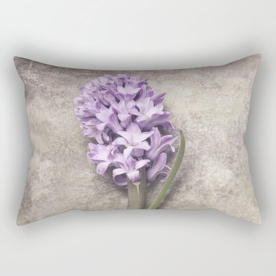 Light Purple Hyacinth Rectangular Pillow