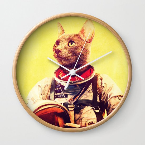 Captain Cat Wall Clock