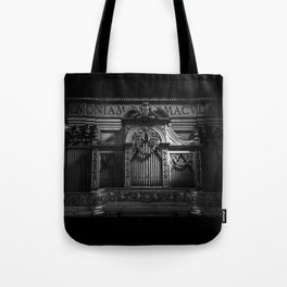 Church Organ Tote Bag