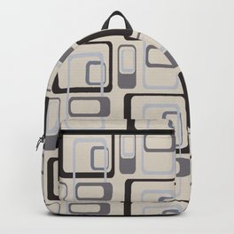 Scandinavian Squares Modern Pattern Backpack