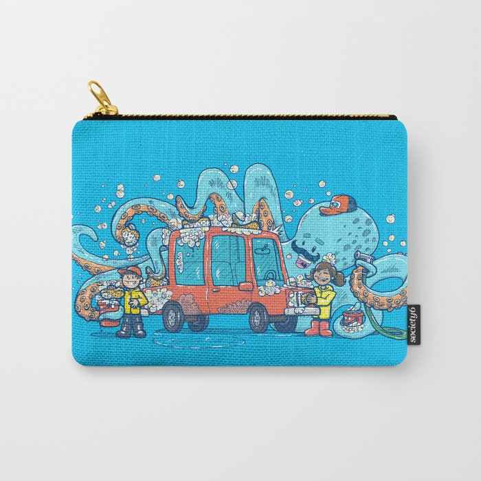 Octopus Carwash Carry-All Pouch