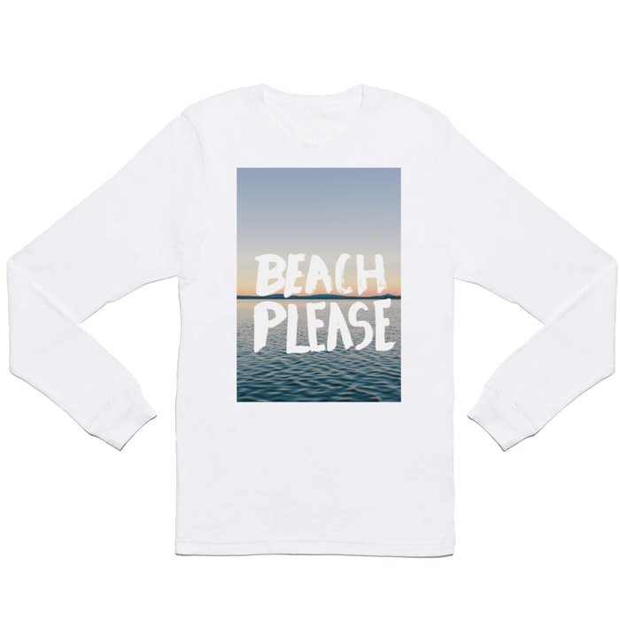 Beach Long Sleeve T Shirt