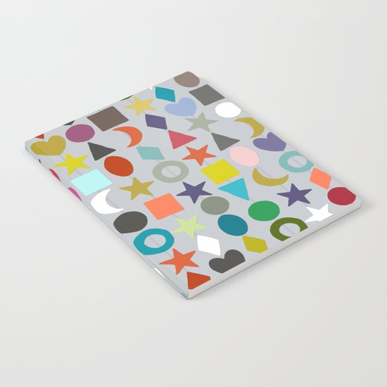 geo garland silver Notebook