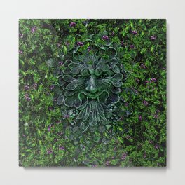 THE GREEN MAN Metal Print | Fantasy, Druid, Mothernature, Nature, Thegreenman, Wizard, Spiritual, Celtic, Pagan, Earth 