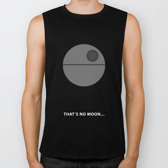 Star Wars Minimalism - Death Star Biker Tank