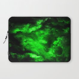 Envy - Abstract In Black And Neon Green Laptop Sleeve