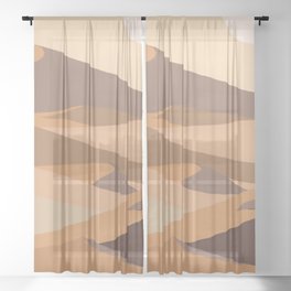 Desert 02 Sheer Curtain