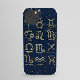 The 12 Zodiac Signs iPhone Case
