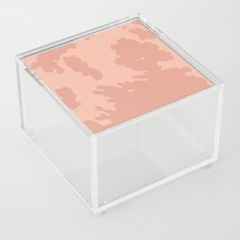 Soft Pink Cowhide Spots  Acrylic Box