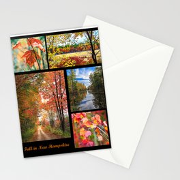 Fall Collage Stationery Card