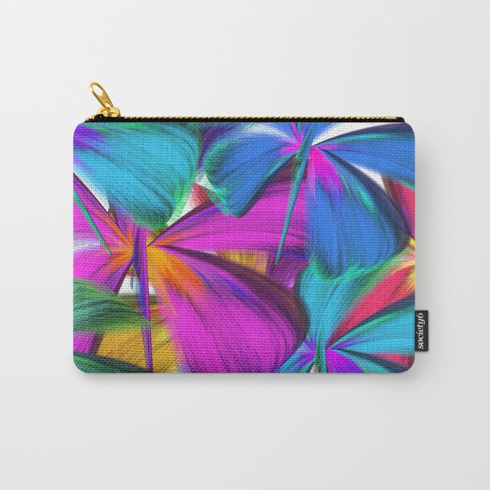 Flowers For The Beach Bathroom Bedroom Living Room Pool Side Guest House Decor And Accessories Carry All Pouch By Thrillows