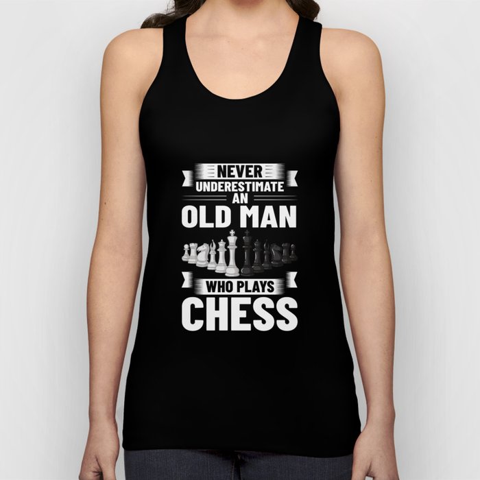 Chess Board Player Opening Game Beginner Tank Top
