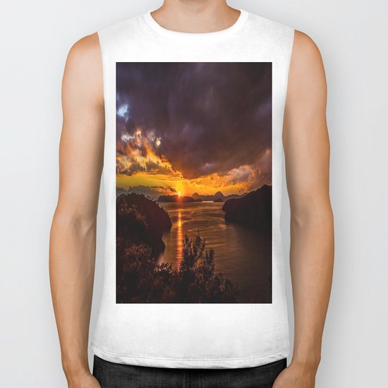 black sun Biker Tank