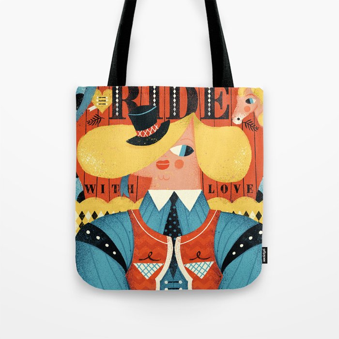 Ride, with love Tote Bag