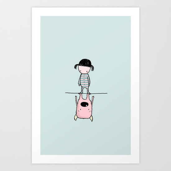 martina y anitram Art Print
