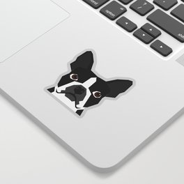 Boston Terrier head dog breed gifts cute pupper boston terriers must haves Sticker