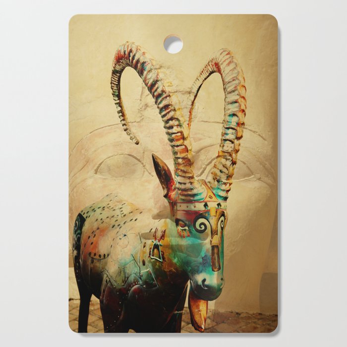 Abstract Art - Capricorn Goat  Cutting Board