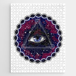 Psychedelic Sacred Geometry Jigsaw Puzzle