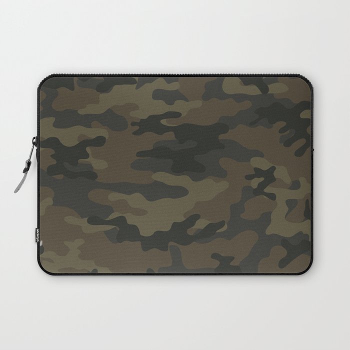 vintage military camouflage Laptop Sleeve