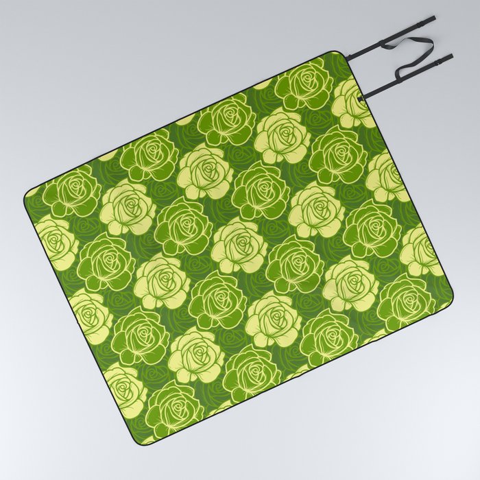 Flowers Festival Picnic Blanket