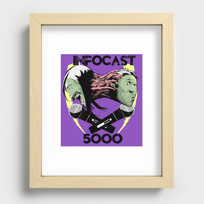 Infocast 5000 Recessed Framed Print