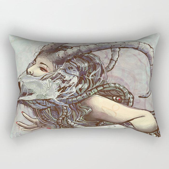 Zodiac Sign: Capricorn Rectangular Pillow