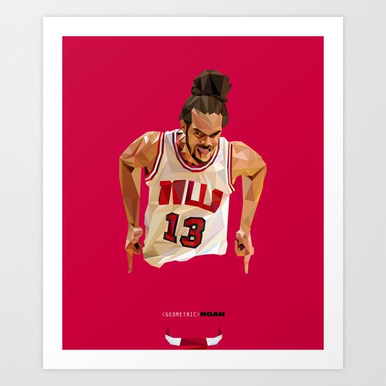 Geometric Noah Art Print