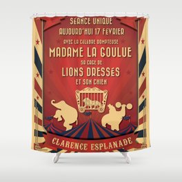 CIRQUE PRICE ROUGE Shower Curtain