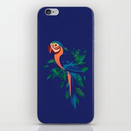 Macaw Silhouette 2 iPhone Skin