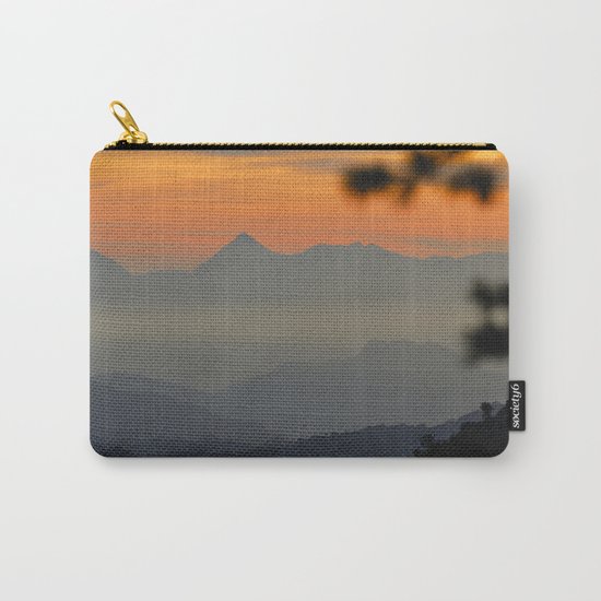 "Sunset at the mountains II" Carry-All Pouch