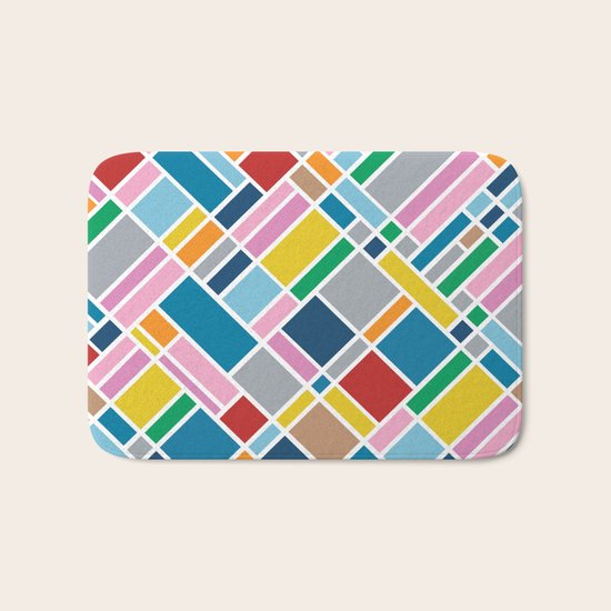 Map Outline 45 Bath Mat