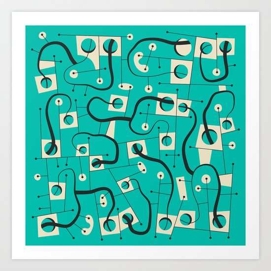 LOST IN SPACE Art Print