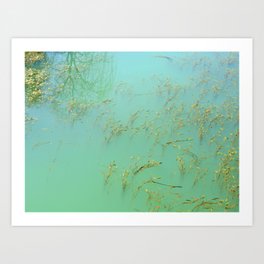 Dreamy Lake - turquoise water photograph Art Print