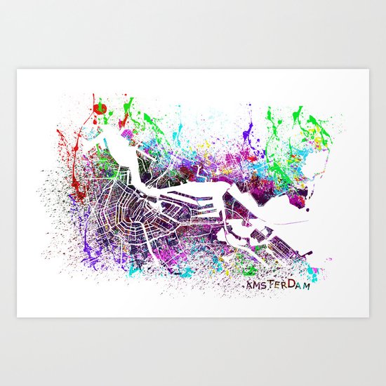 Amsterdam Art Print