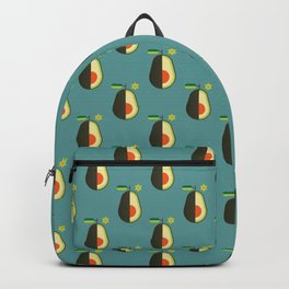 Fruit: Avocado Backpack | Guacamole, Botanical, Avocado, Curated, Organic, Vegetablepattern, California, Vegetarian, Vegetable, Vegan 