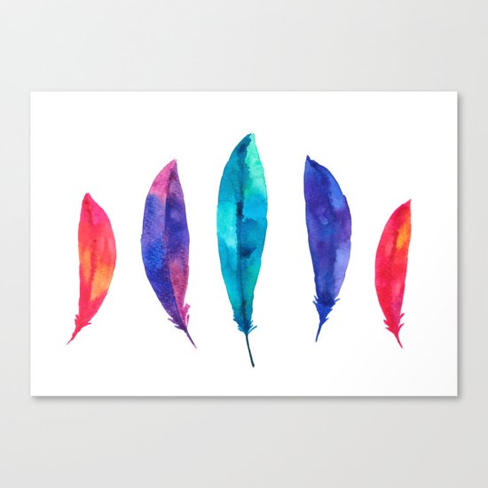 Feather Pizzazz Canvas Print