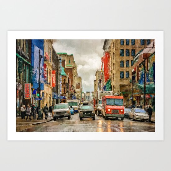 On Your Mark Art Print