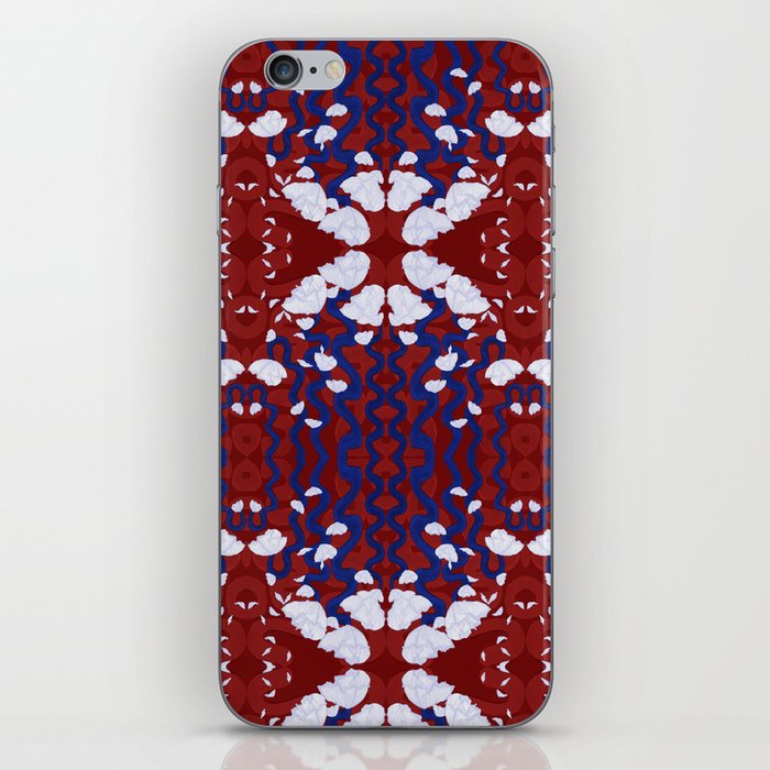 Red, White, and Blue Pattern iPhone Skin