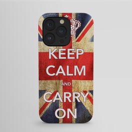 Keep Calm and Carry On iPhone Case
